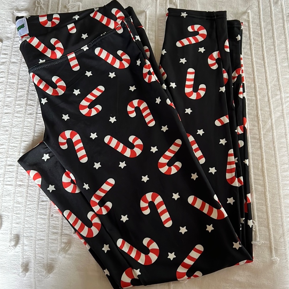 Tipsy Elves Candycane leggings
